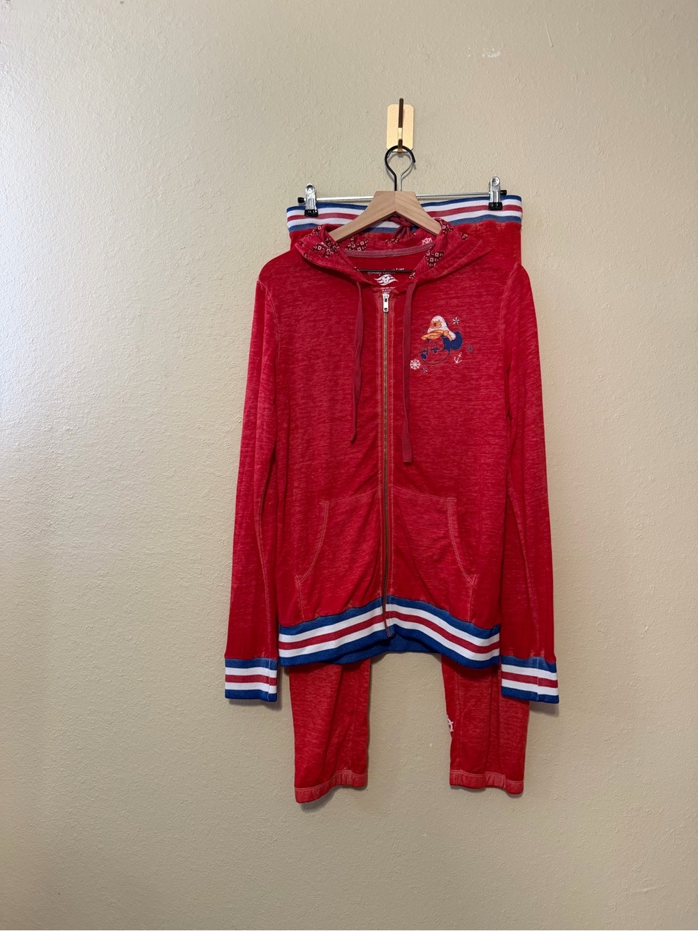 Disney Cruise Line Minnie Mouse Life is Better at Sea Sweatsuit Size Medium